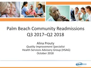 Analysis of Palm Beach Community Readmissions Q3 2017-Q2 2018