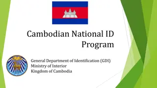 Cambodian National ID Program Overview