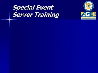 Importance of Special Event Server Training for Alcohol Safety