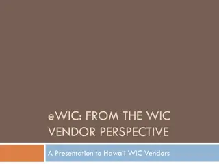 eWIC Transition for Hawaii WIC Vendors