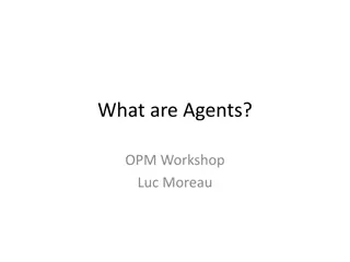 Agents in OPM Workshop by Luc Moreau