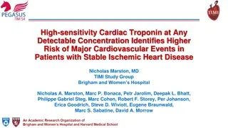 High-Sensitivity Cardiac Troponin in Stable Ischemic Heart Disease