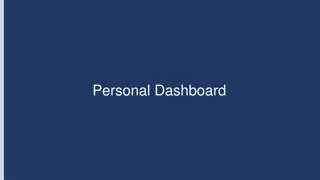 Personal Dashboard for Progress Tracking and Learning