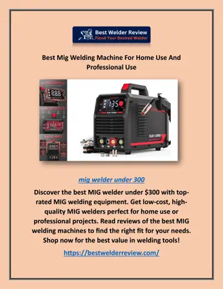 Best Mig Welding Machine For Home Use And Professional Use