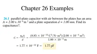 Capacitors: Examples and Applications