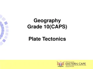 Plate Tectonics and Earth's Surface Features