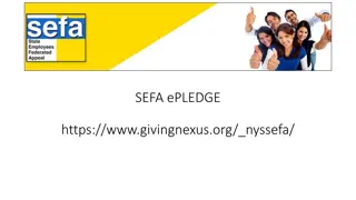 Easy Steps to Register for SEFA.ePLEDGE Campaign