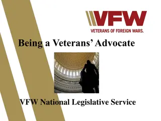 Veterans Advocacy and Political Engagement: VFW National Service