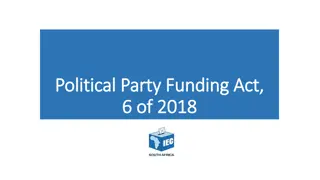 Political Party Funding Act of 2018