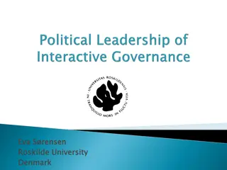 Exploring the Future Role of State Governance through Meta-Governance and Political Leadership