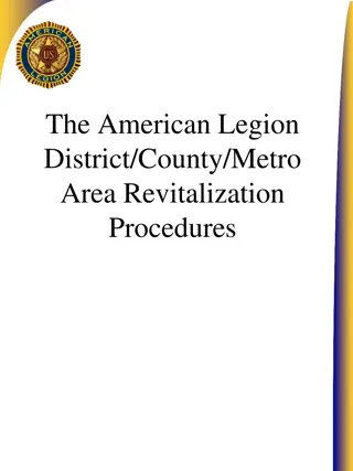 American Legion District Revitalization Procedures