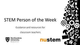 Promoting STEM Diversity in Education with STEM Person of the Week