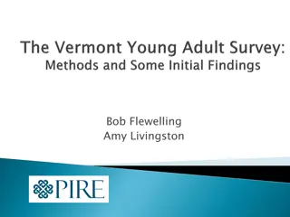 Vermont Youth Assessment Survey 2014 Evaluation Overview