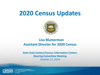 Efforts to Optimize the 2020 Census Operations