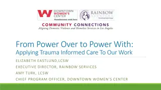 From Power Over to Power With: Understanding Trauma-Informed Care