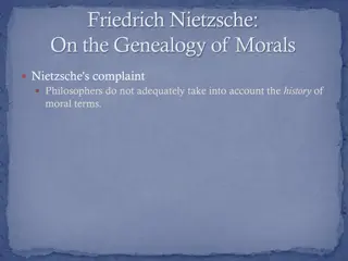 Friedrich Nietzsche's Genealogy of Morals: Uncovering the Evolution of Moral Values