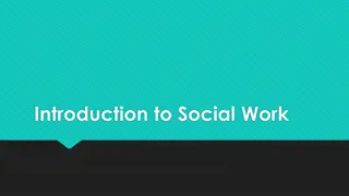 Social Work: Key Concepts and Principles