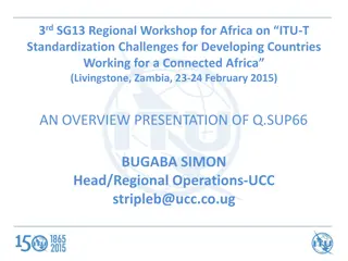 ITU-T Standardization Challenges for Developing Countries in Africa