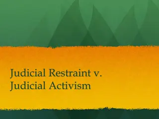 Understanding Judicial Restraint vs. Judicial Activism & Selective Incorporation in U.S. Law