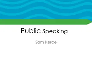 Mastering the Art of Public Speaking