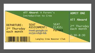 Langley Crew Booster Club Information and Updates