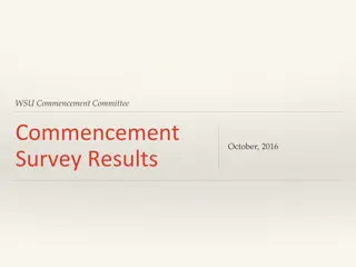 WSU Commencement Committee Survey Results October 2016