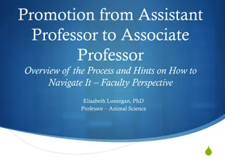 Navigating Promotion to Associate Professor: Insights & Guidelines