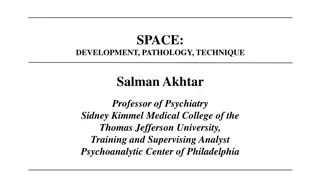 Exploring Spaces: Development, Pathology, and Techniques in Psychiatry