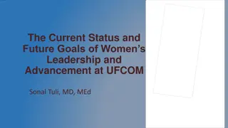 Advancing Women's Leadership in Academic Medicine: A Focus on UFCOM