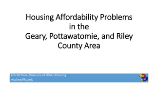 Analysis of Housing Affordability Issues in Geary, Pottawatomie, and Riley County Area