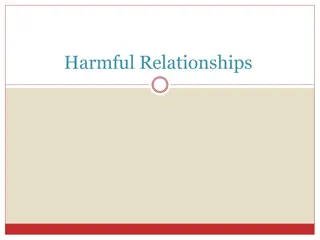 Recognizing Harmful Relationship Patterns