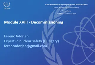 Comprehensive Training on Nuclear Decommissioning Procedures