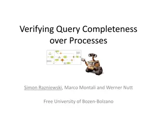 Verifying Query Completeness over Processes in School Management Systems