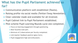 Achievements and Next Steps of Pupil Parliament