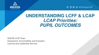 Understanding LCFF and LCAP Priorities for Pupil Outcomes