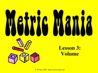 Understanding Volume Measurement in Metric Units