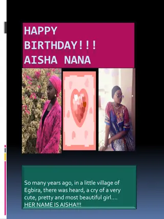 Aisha Nana's Birthday Celebration in Egbira Village