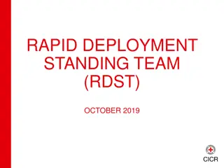 Rapid Deployment Standing Team (RDST) for Humanitarian Crisis Response