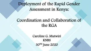 Rapid Gender Assessment Survey Design and Implementation