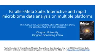 Interactive Microbiome Data Analysis with Parallel-Meta Suite