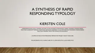 Understanding Rapid Responders in Autism: Evidence-Based Practices and Training