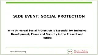 Universal Social Protection for Inclusive Development in Africa