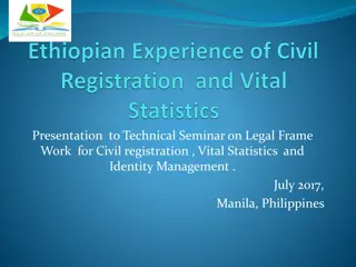 Modernizing Civil Registration System: Ethiopia's Recent Progress