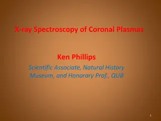 Understanding X-ray Spectroscopy of Coronal Plasmas in the Solar Corona