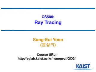 Ray Tracing Techniques in Computer Graphics