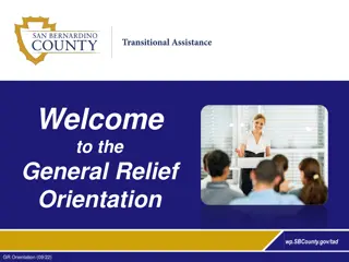 General Relief Program Requirements and Application Process