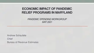 Economic Impact of Pandemic Relief Programs in Maryland May 2021