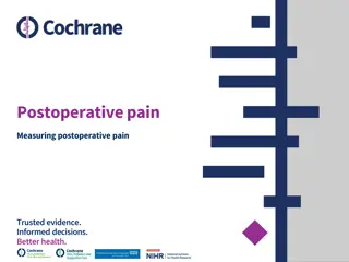 Postoperative Pain Measurement Methods