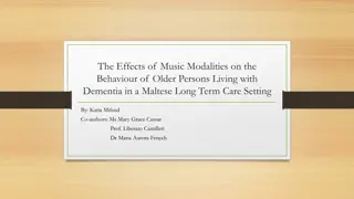 Exploring Music Modalities for Dementia Care in Maltese Long-Term Settings