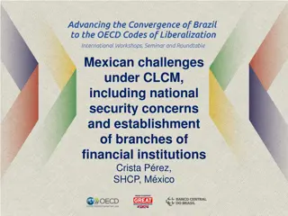 Challenges Faced by Mexico Under CLCM and Establishment of Financial Institutions